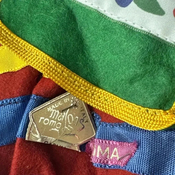 Vintage Italian Doll Magis Roma Side Glance Eyes Ethnic Folk Costume Paper Mache - Picture 6 of 8